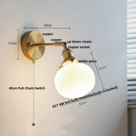 White Glass LED Wall Light | Modern Rotate Plug-In Sconce Lampara De Pared