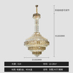 Crystal Chandelier for High-End Designer Duplex Living Room