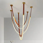 Nordic Belt LED Pendant Lights for Kitchen Island Living Room Chandelier