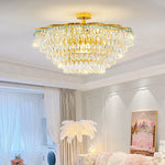 Crystal Light: Elegant Chandelier for Living Room, Dining Room & Bedroom