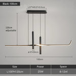 Modern LED Dining Room Chandelier for Minimalist Dining Tables and Bars