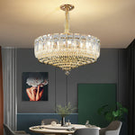 Crystal Light Chandelier: Modern Elegance for Living Room, Bedroom, Dining Room