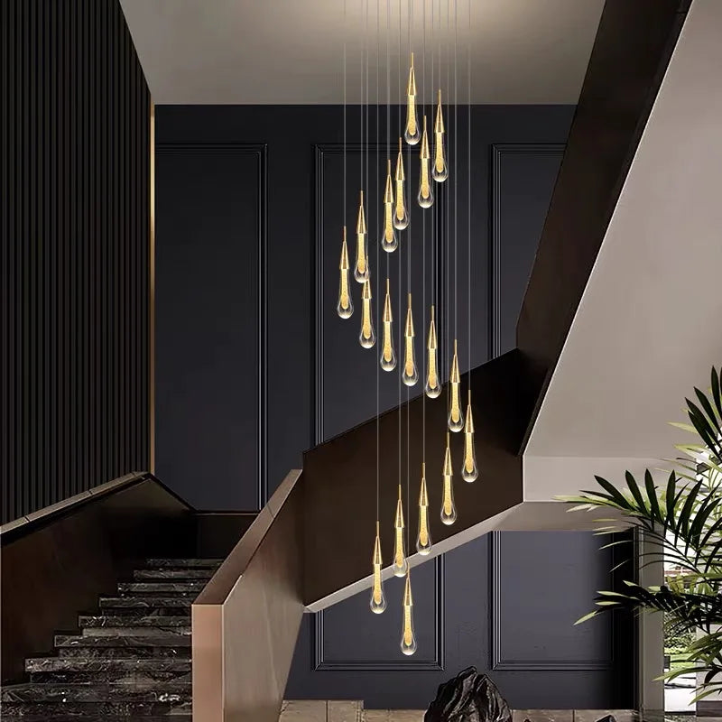 LED Crystal Chandelier for Home Decor & Lighting - Modern & Elegant Ceiling Light