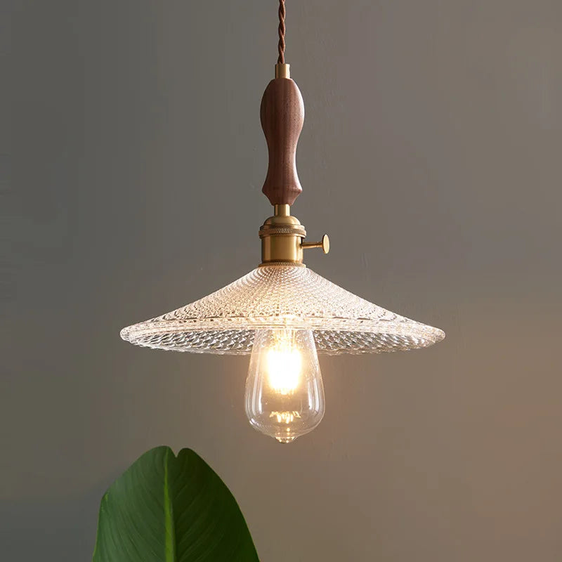 Copper Glass LED Pendant Lights - Nordic Modern Style