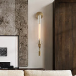 Moon Wall Light: American Style Glass Wall Lamp for Bedroom Decor