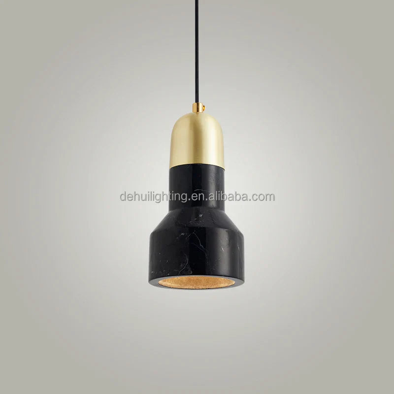 Nordic Marble Pendant Lights for Modern Minimalist Bedroom and Restaurant
