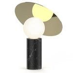 Marble Living Room Lamp: Nordic Designer Art Ball Bedroom Desk Light