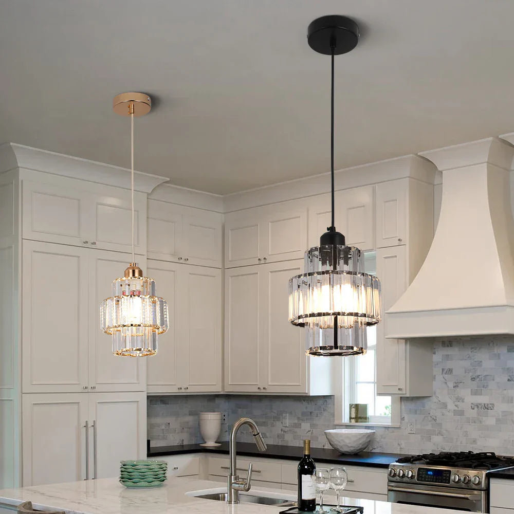 Crystal Glass Ceiling Chandelier for Bright Home Hotel Decor