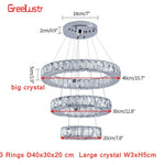 Crystal Chandelier Pendant Lamp for Dining Room and Bedroom