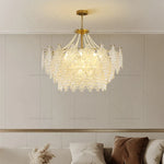Luxury Cream Wind Crystal Chandelier: High-End Living Room, Dining Room, Bedroom Light
