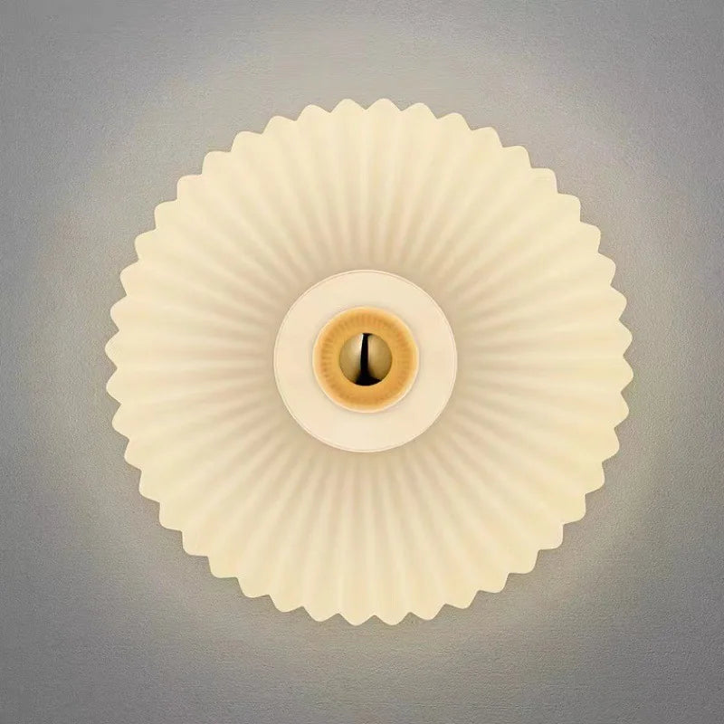 Glass Ripple LED Wall Lamps for Indoor Home Decoration