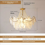 Cream Wind Crystal Chandelier - Elegant French Design for Luxury Living Spaces