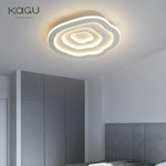 Modern LED Ceiling Chandelier for Living Room Bedroom Kitchen Study, White Dimmable Remote Control Light Fixtures