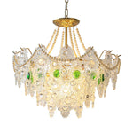 Crystal Chandelier: Elegant Retro Lighting for Bedroom, Dining, Living Room & Cloakroom