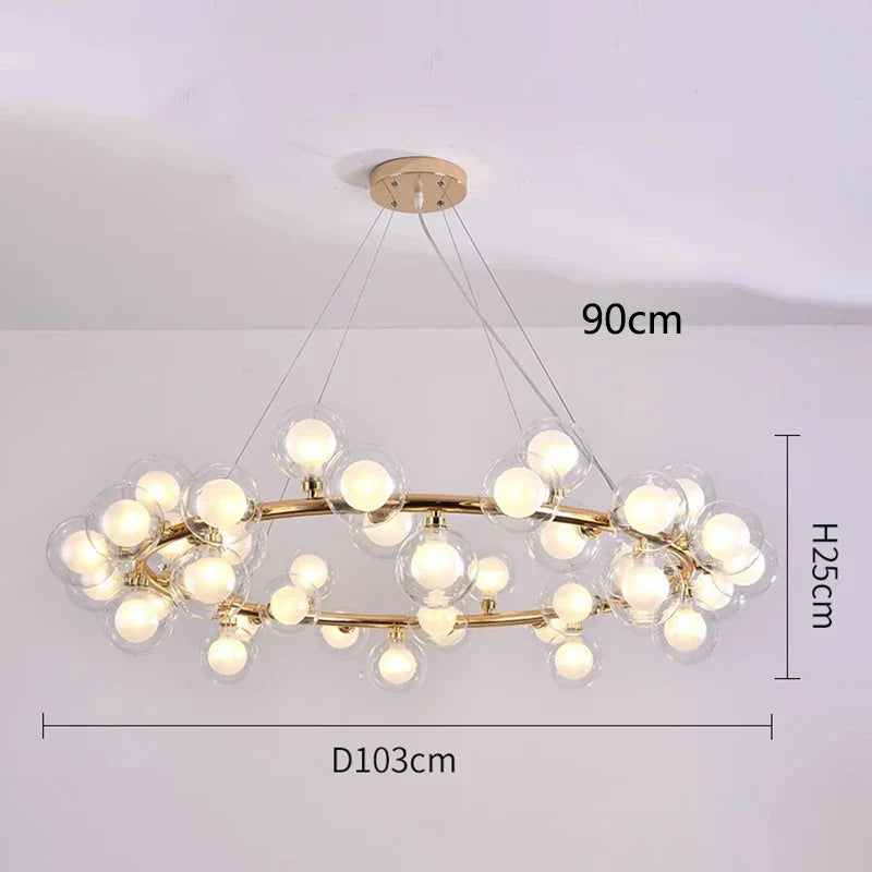 Modern LED Pendant Light Chandeliers for Living Room Dining Room Home Decor