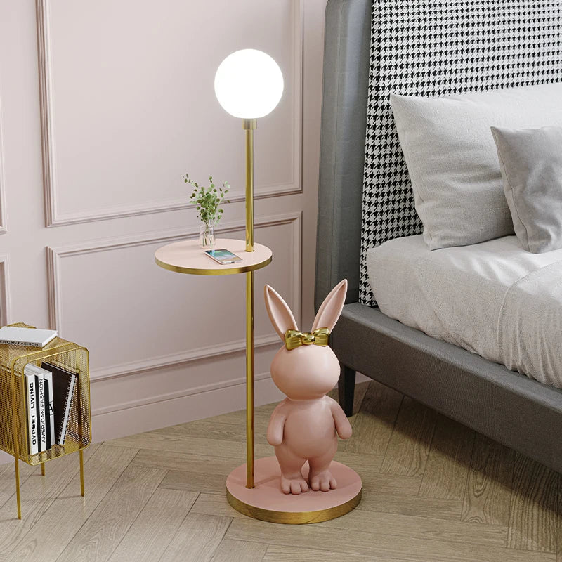 Rabbit LED Floor Lamp for Kids Room Nordic Modern Style