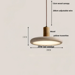 Yellow Cave Stone LED Pendant Light | Nordic Modern Wabi Sabi Hanging Lamp
