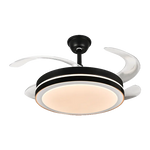 Crystal Light Ceiling Fan with Remote Control – Modern Chandelier Vintage Style