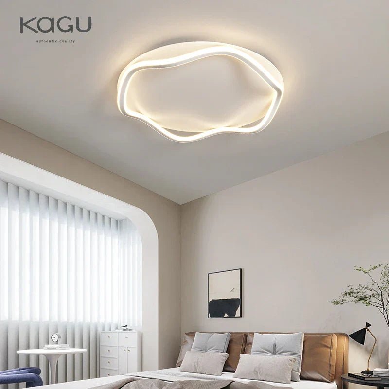Modern Round LED Ceiling Lamp with Remote Control for Indoor Lighting