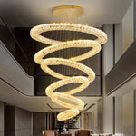 Luxury Crystal Chandelier Pendant Light for Living Room, Staircase & Ceiling.