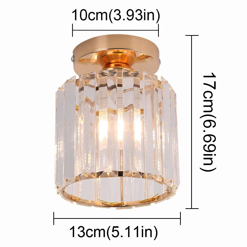K9 Crystal Pendant Light LED Ceiling Lamp Nordic Chandelier for Living Room