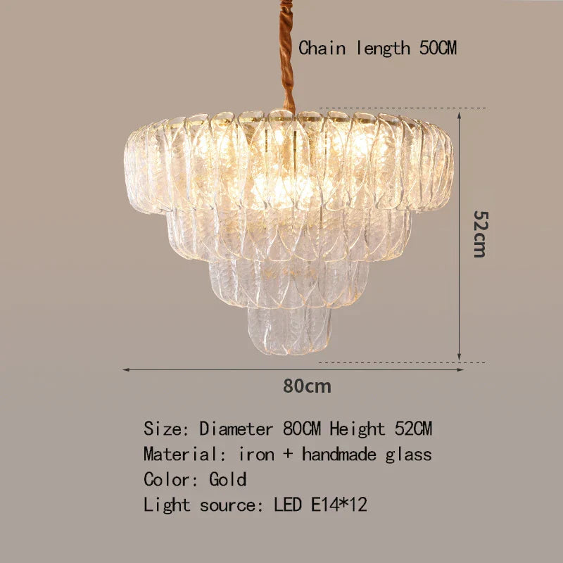 Modern Duplex Building Chandelier - High-End Handmade Luxury Bedroom Lamp