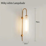 Glass Sconce Wall Lamp for Bedroom Living Room