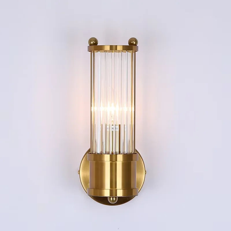 Glass Rod Wall Sconce Vanity Lights - Up/Down Wall Mounted Lamps