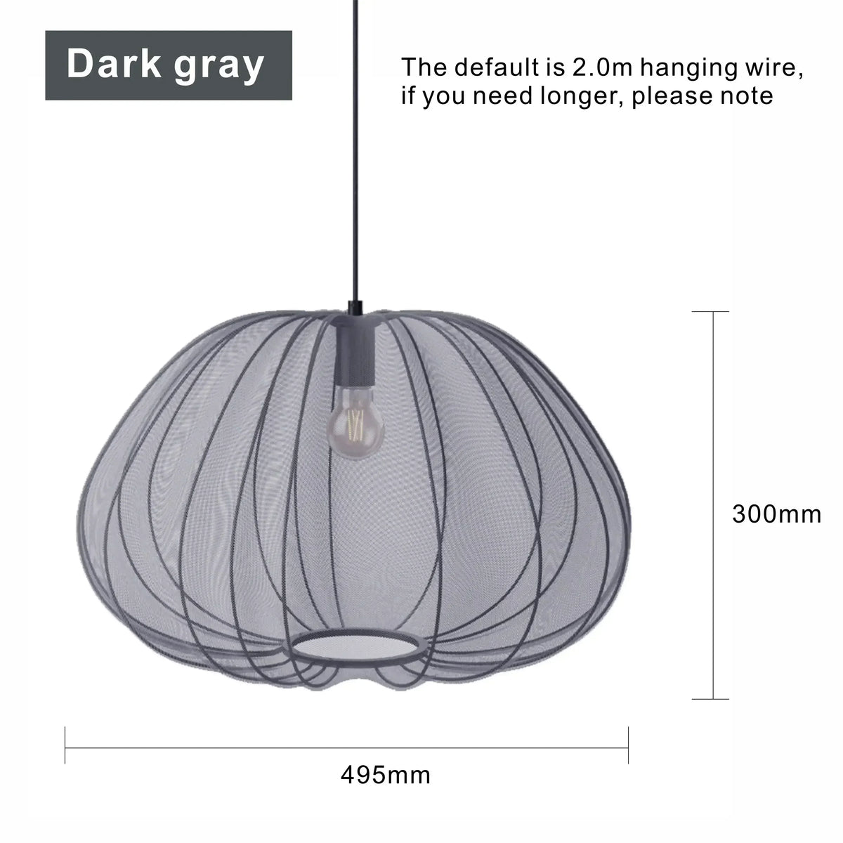 Scandinavian Silk Balloon Chandelier by - Home Decor Lighting Fixture