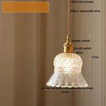 Walnut Wood & Glass LED Pendant Lamp Modern Nordic Style