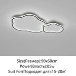 LED Ceiling Light: Minimalist Home Lighting Fixture for Living Room, Bedroom, Kitchen