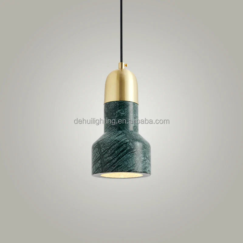 Nordic Marble Pendant Lights for Modern Minimalist Bedroom and Restaurant