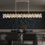 Crystal Dimmable Pendant Light Luminaire for Living Room Bedroom