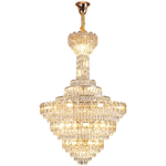 European Crystal Chandelier for Large Living Room, Villa Hollow Hall, Staircase Floor
