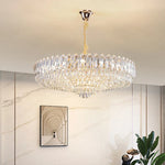 Crystal Chandelier: Luxury French Style Light for Elegant Living Room & Dining Area