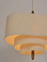 Wabi Sabi Japan Cloth Ceiling Chandelier for Home Decor - Elegant Island Pendant Lights