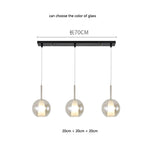 Designer Glass Chandelier Pendant Light for Dining Room Kitchen Loft Home Decor