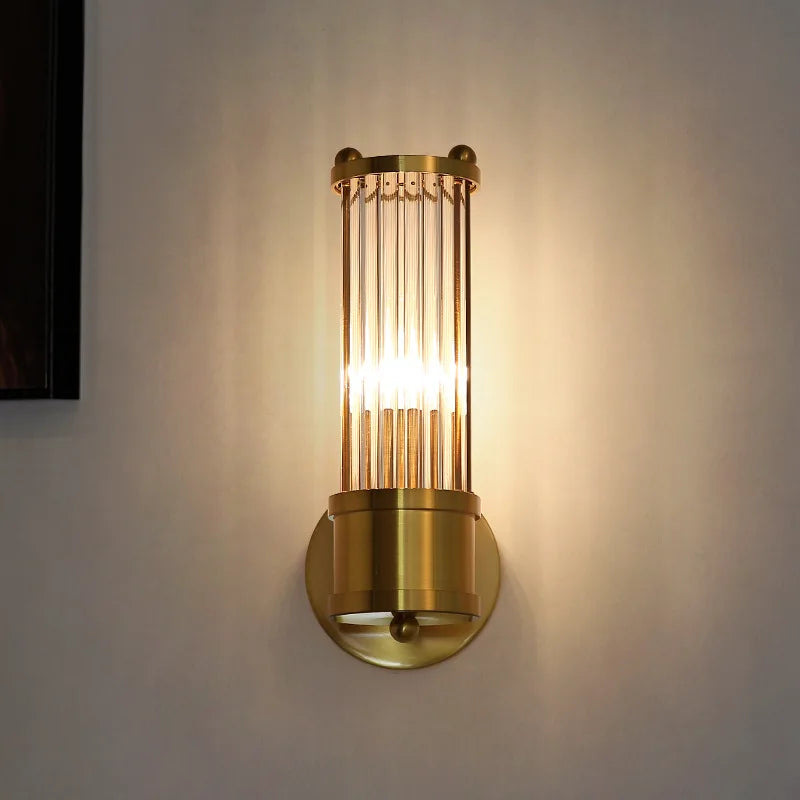 Nordic Clear Glass Wall Lights for Home Living Room Decor