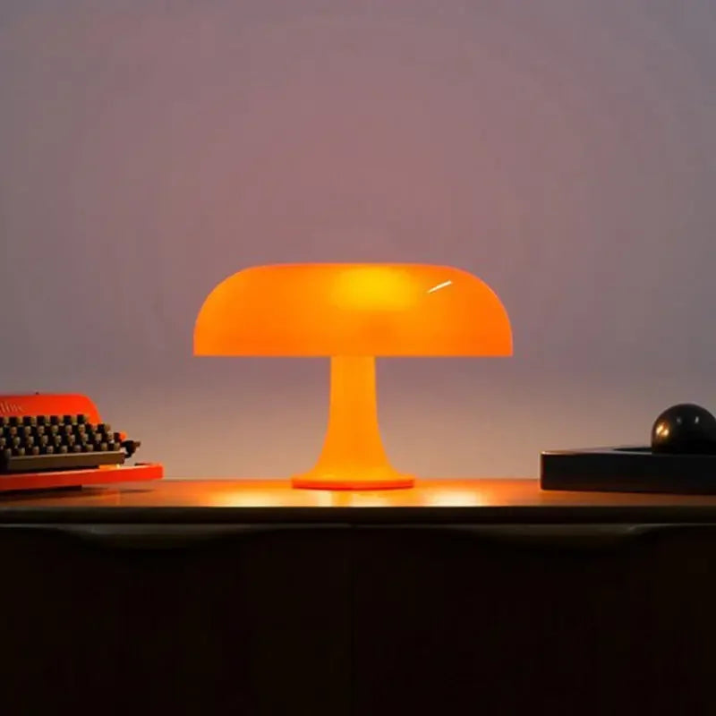 Bedhead Night Light Mushroom Desk Lamp by Italian Danish Designer