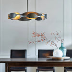 Modern Metal Ceiling Chandelier: Minimalist Design, Retro Style, LED Lights for Living Room