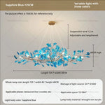 Gingko Leaf Chandelier: Modern Luxury Art Decor for Home, Restaurant & Bar