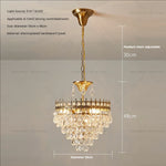 Crystal Chandelier: Modern Luxury Lighting for Dining, Bedroom, and Living Room