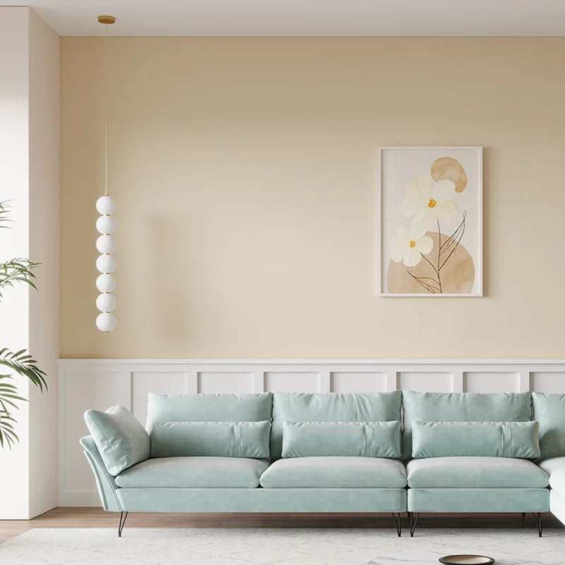 Glass Ball Chandelier Pendant Light for Living Bedroom