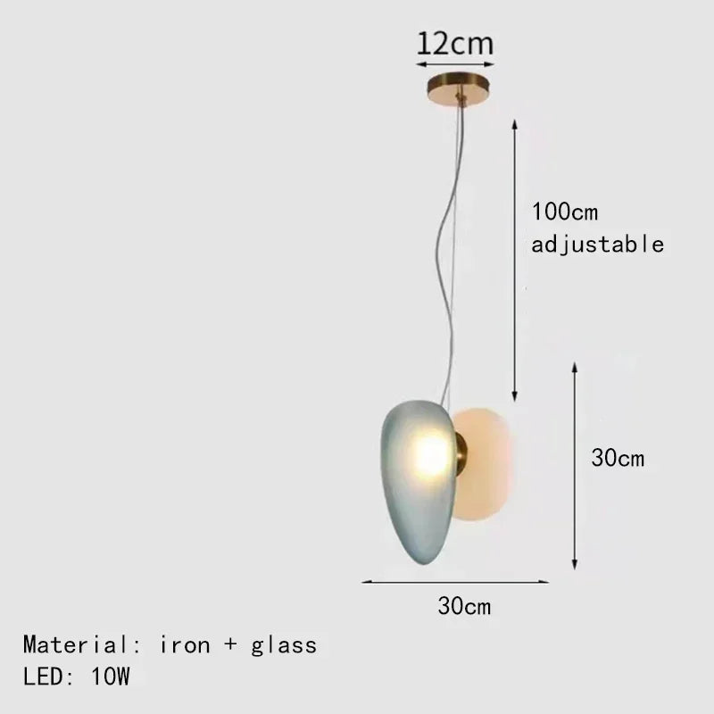 Nordic LED Pendant Chandelier for Dining Kitchen Study Bedroom Lighting