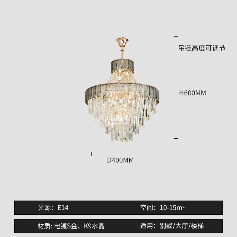 Shell Art Color Chandelier Luxury Lighting for Living & Dining Rooms