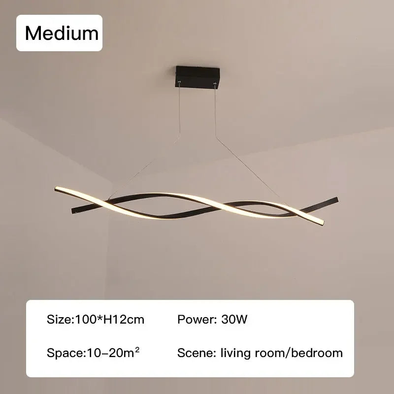 Modern Dimmable LED Pendant Lights for Kitchen Dining Office Chandelier