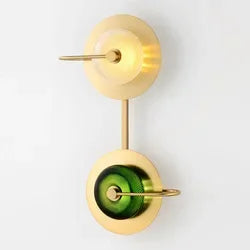 Modern Nordic Glass Wall Lamp LED Sconces Living Bedroom Lighting Fixture