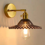 Nordic LED Wall Sconce Pull Chain Switch Stair Light Glass Lamparas