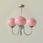 Glass Ball Chandelier Pendant Light for Living Dining Room