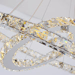 Crystal Chandelier: Luxury LED Pendant Lighting for Living & Dining Room